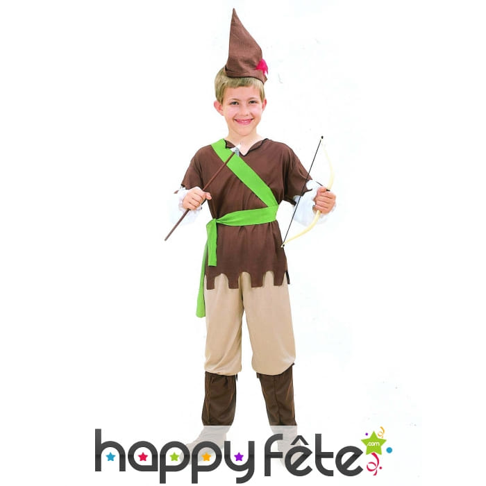Costume marron de petit robin