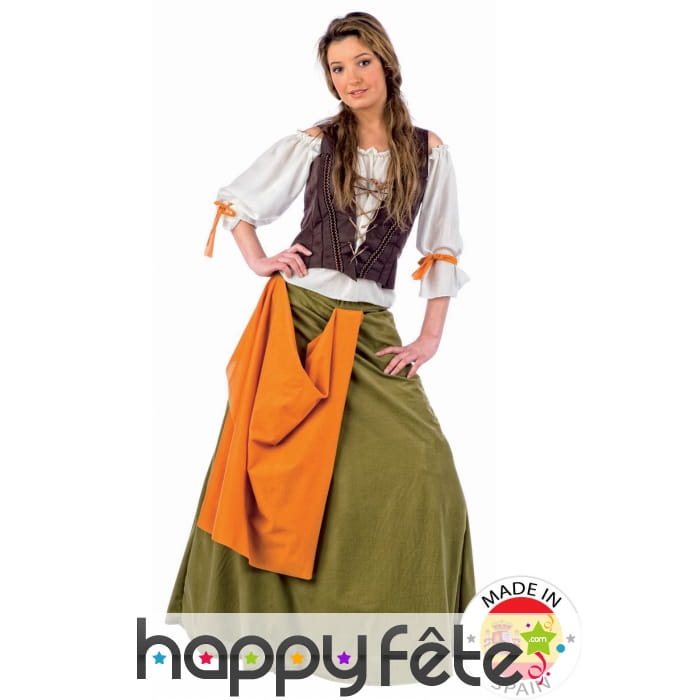 Costume médiéval de tavernière