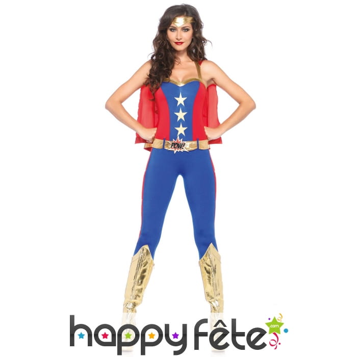 Costume moulant de Wonder Woman