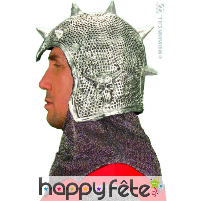Casque médiéval en latex