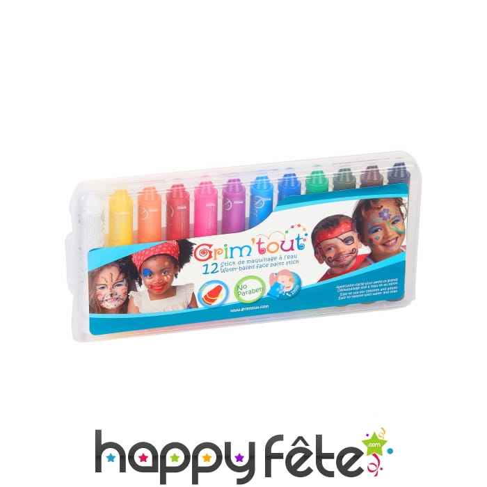 Crayons maquillage Grim tout, par 12