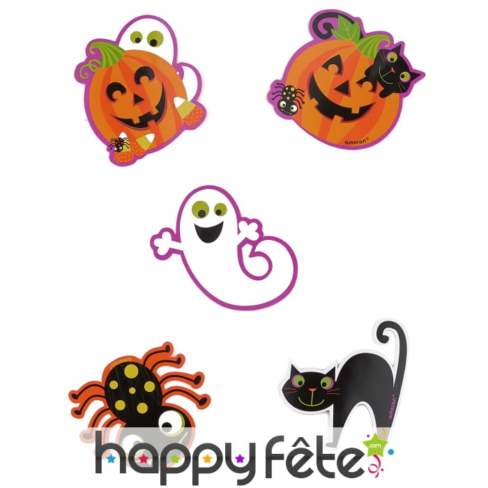 Confettis minis monstres de 9cm, par 10