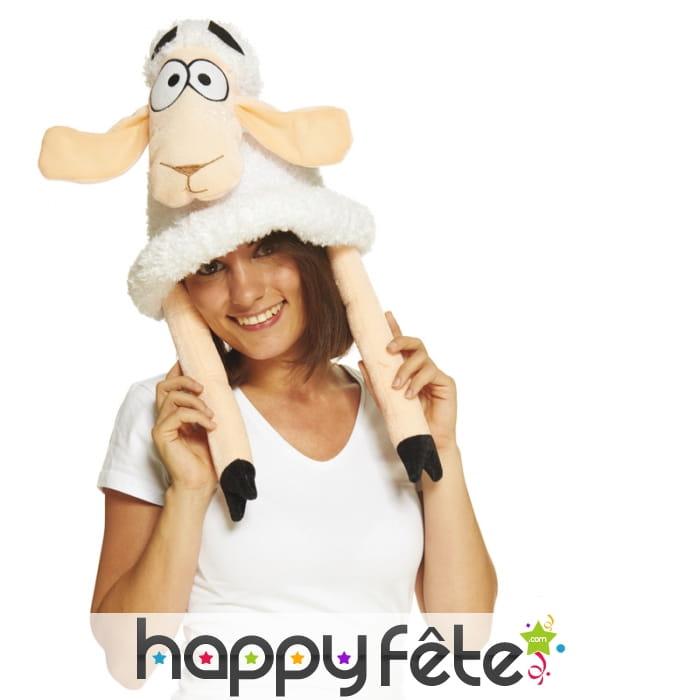 Chapeau mouton pour adulte