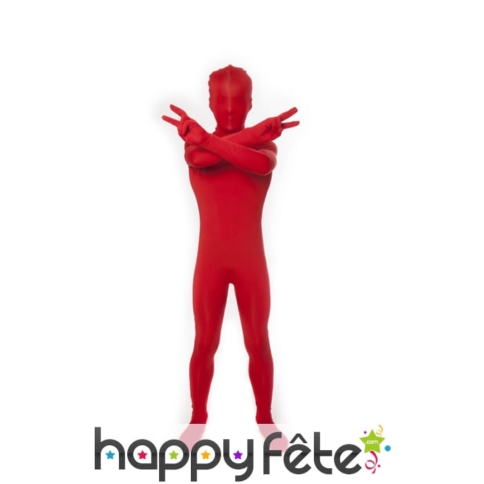 Combinaison Morphsuit rouge pour enfant