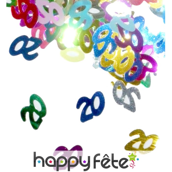 Confettis n°20 multicolores