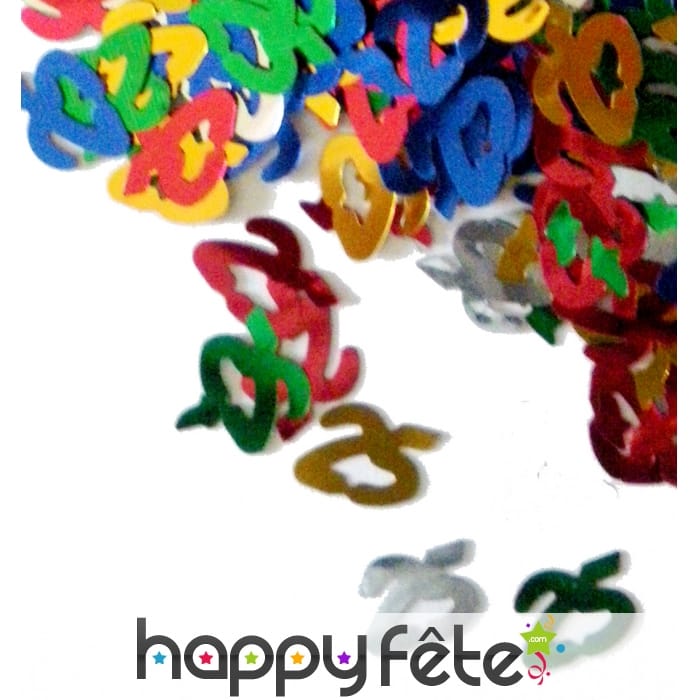 Confettis n°25 multicolores
