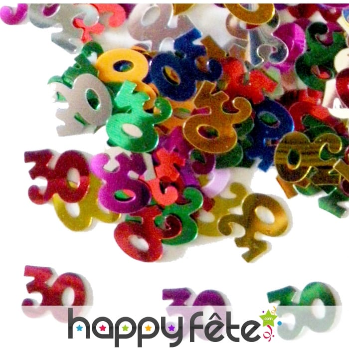 Confettis n°30 multicolores