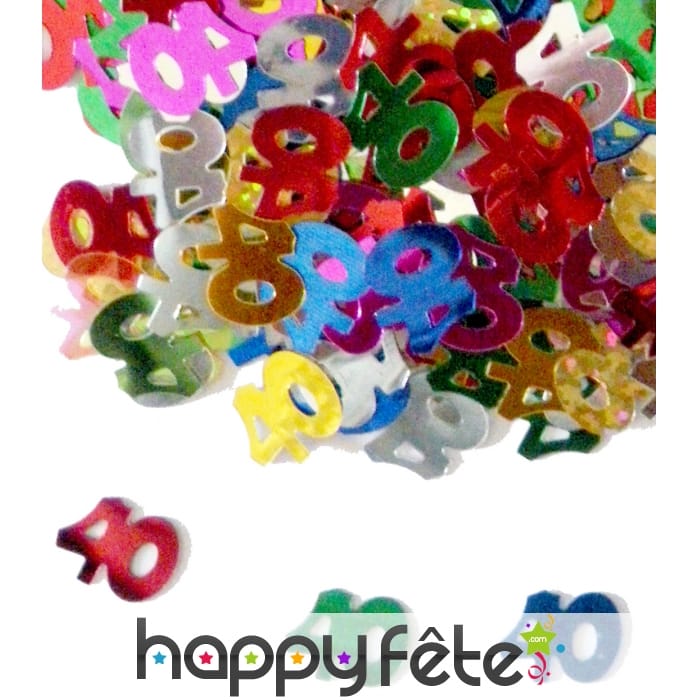 Confettis n°40 multicolores