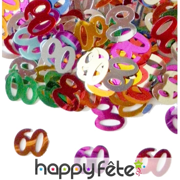 Confettis n°60 multicolores