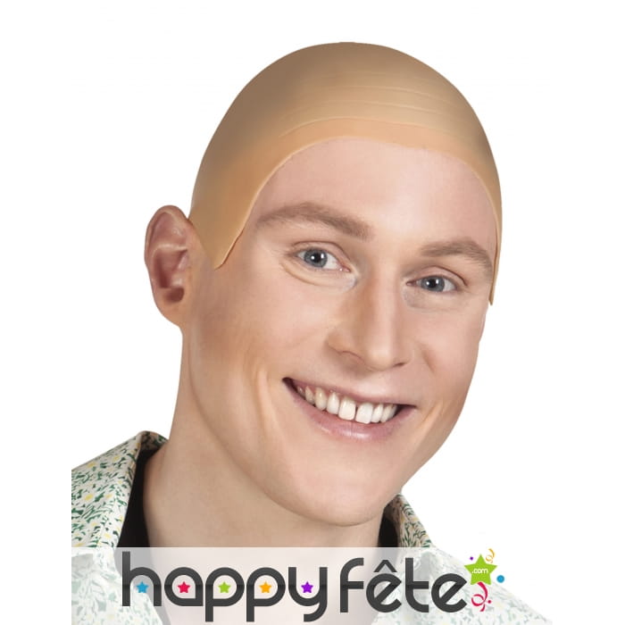 Crâne nu beige pour adulte