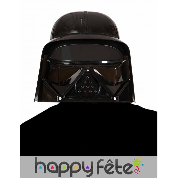 Casque noir d'empereur galactique