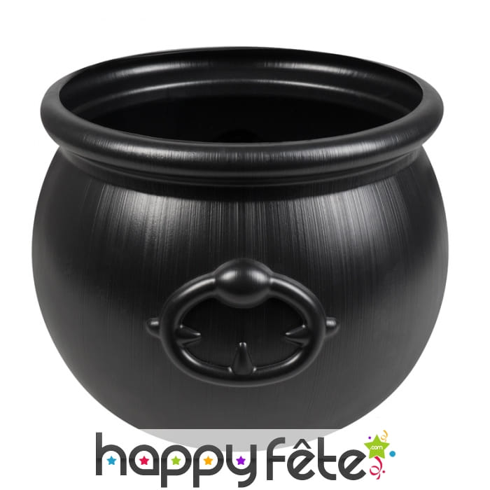 Chaudron noir de sorcière de 25x30cm