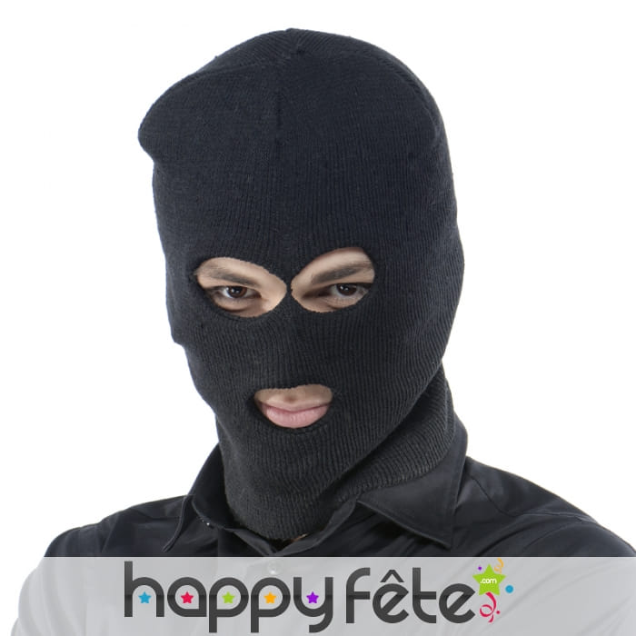 Cagoule noire intégrale