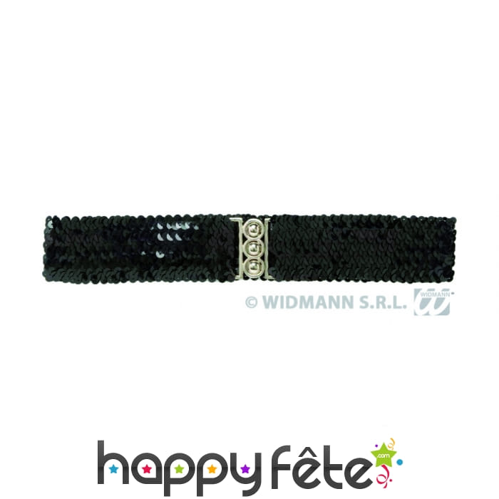 Ceinture noire, pailletée