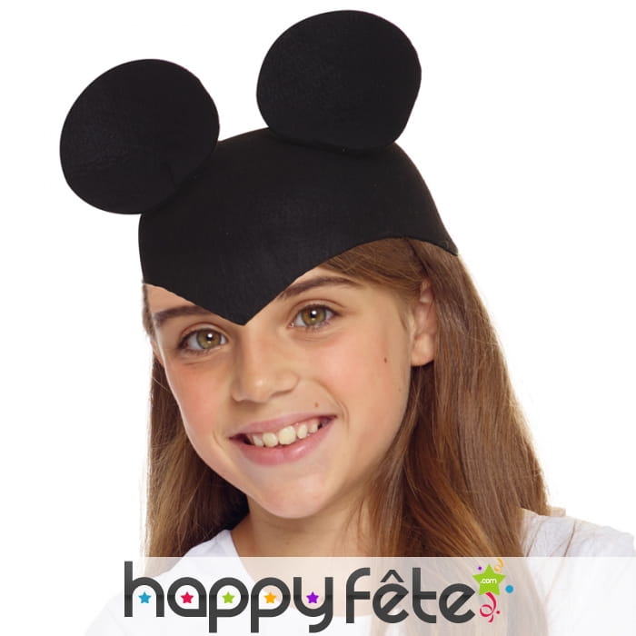 Chapeau oreilles de souris pour enfant