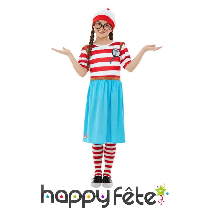 Costume Ou Est Charlie pour fille, Deluxe
