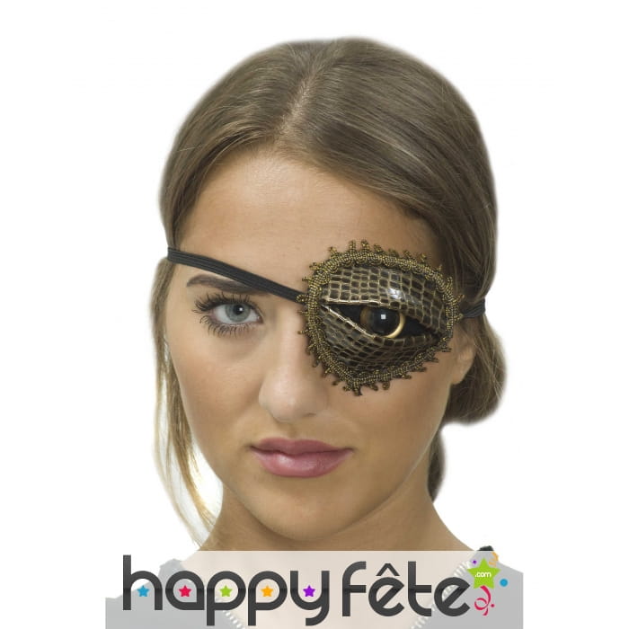 Cache oeil Steampunk oeil de machine