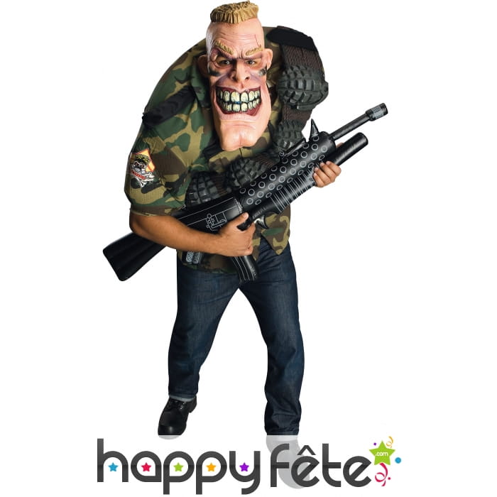 Costume punishment big bruizer avec masque