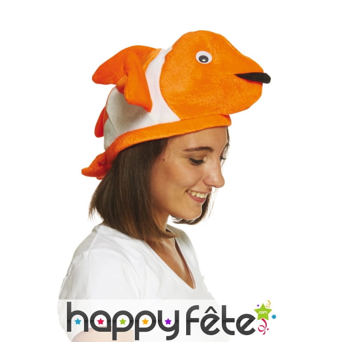 Chapeau poisson clown pour adulte