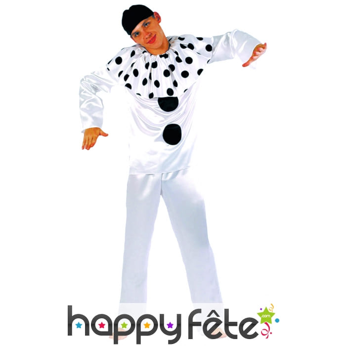 Costume Pierrot Commedia Dell'Arte