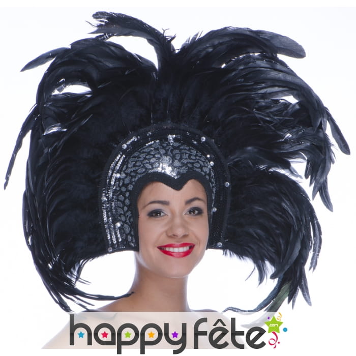 Coiffe plumes et paillettes rio de janeiro