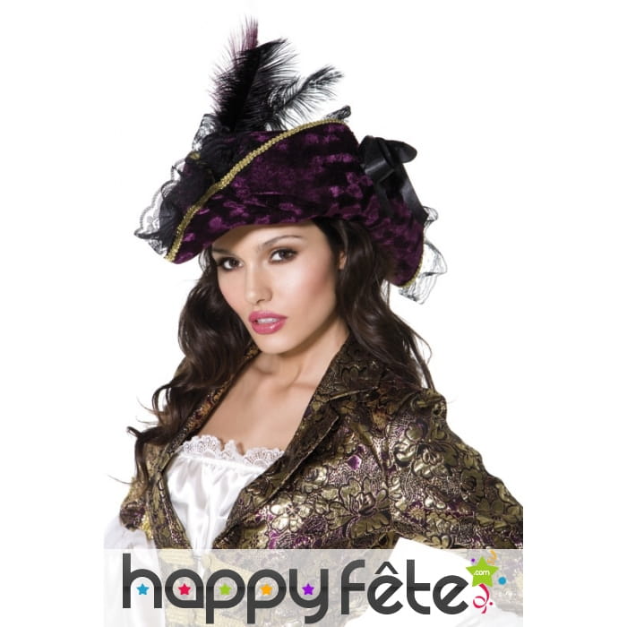 Chapeau pirate femme capitaine