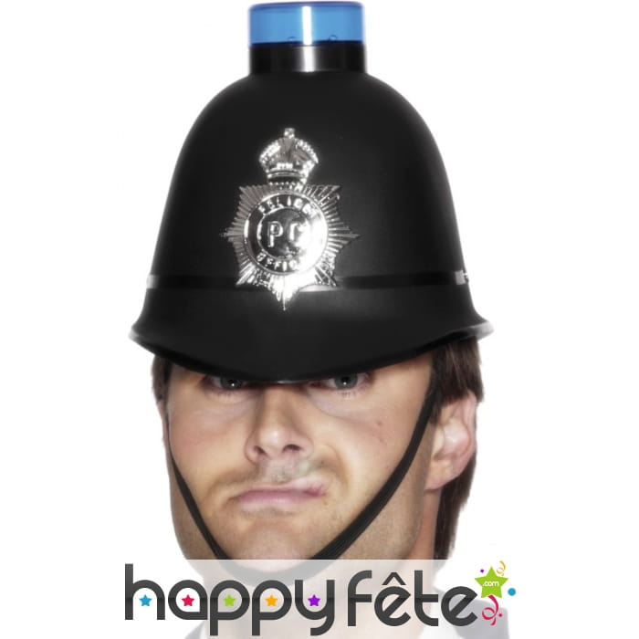 Casque policier gyrophare