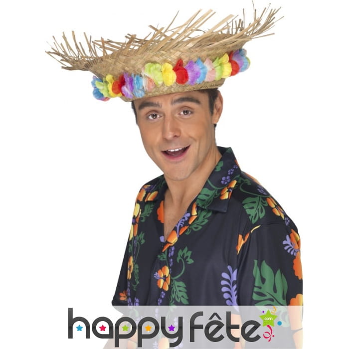 Chapeau paille hawai