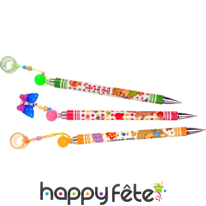 Crayon porte mine avec pendentif