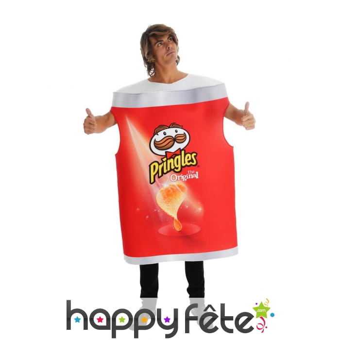 Costume Pringles original pour adulte
