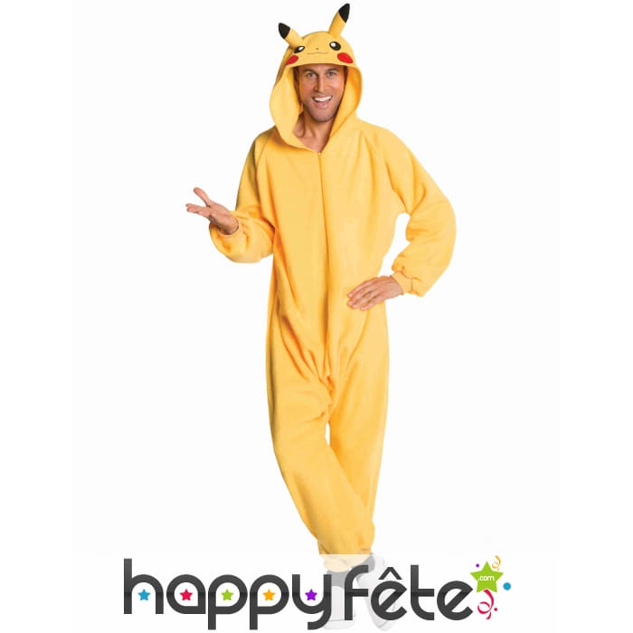 Combinaison Pikachu pour adulte