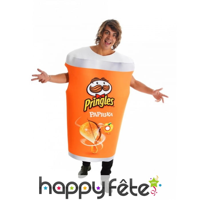 Costume Pringles paprika pour adulte