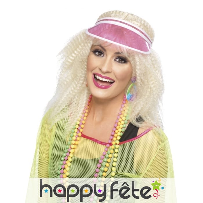 Casquette poker rose