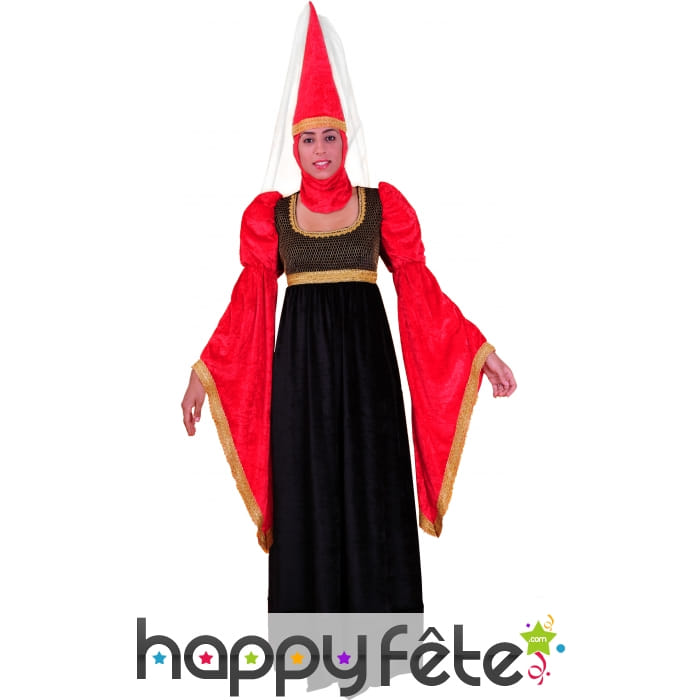 Costume princesse Ursule du moyen-âge