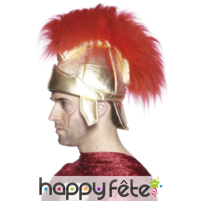 Casque romain avec cheveux