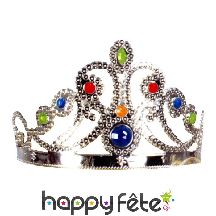 Couronne reine. Argentée