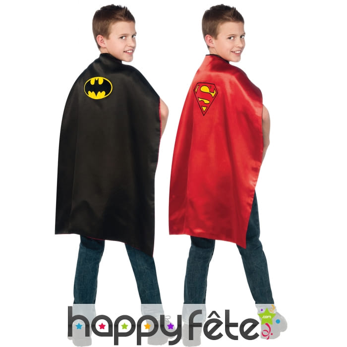 Cape reversible batman/ superman