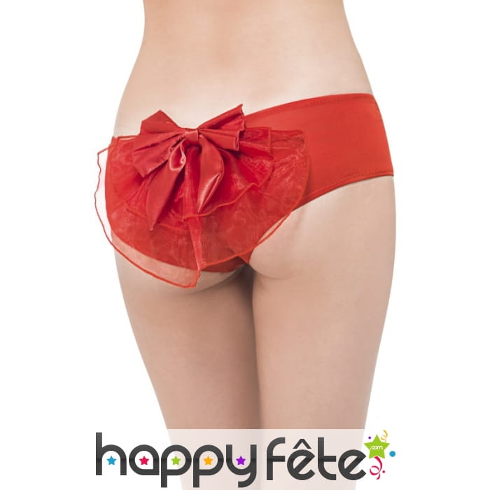 Culotte rouge burlesque