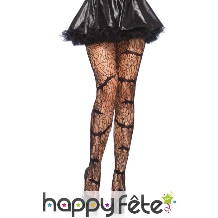 Collants résilles chauve-souris