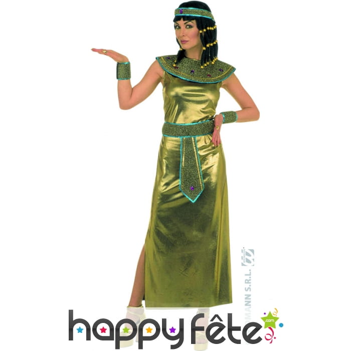Costume reine cléopâtre doré