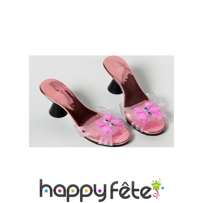 Chaussures rose de princesse pour enfant