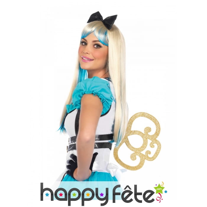 Clef remontoire dorée sur harnais pour adulte