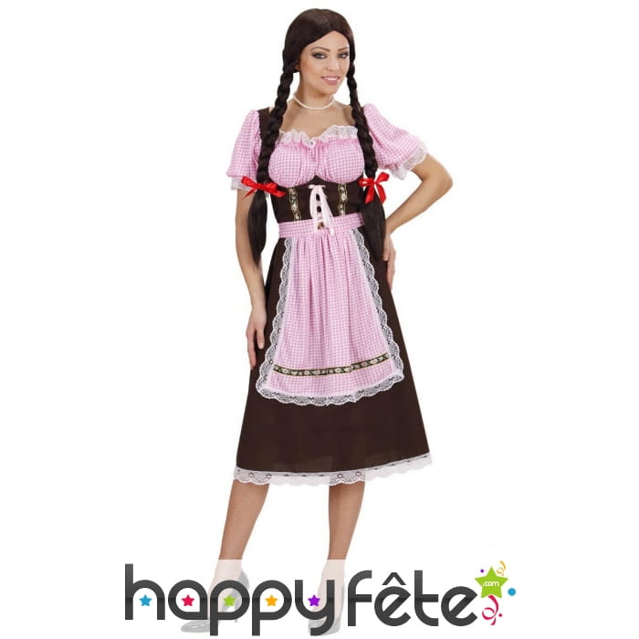 Costume robe de bavaroise avec tablier