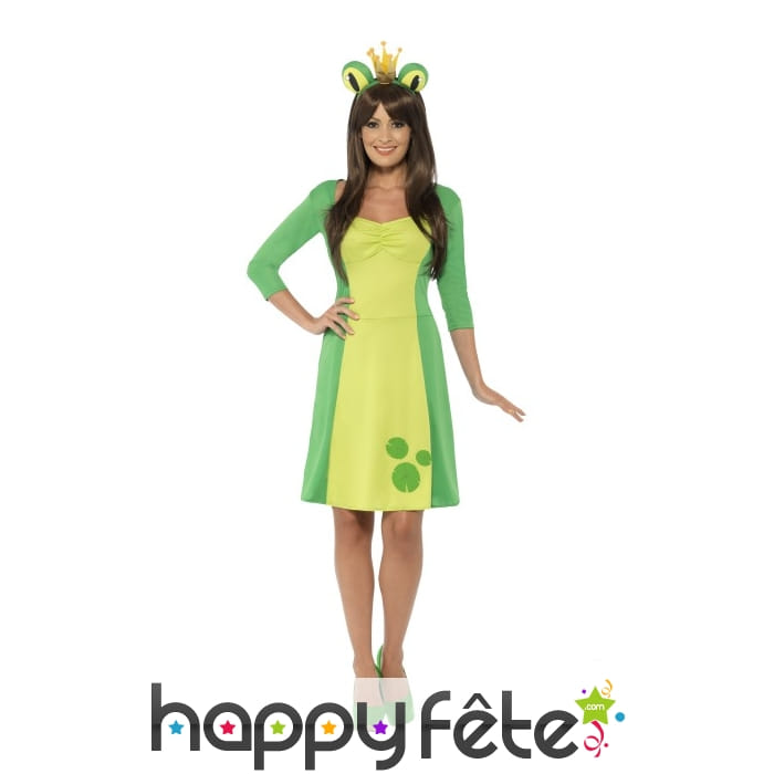 Costume robe de princesse grenouille