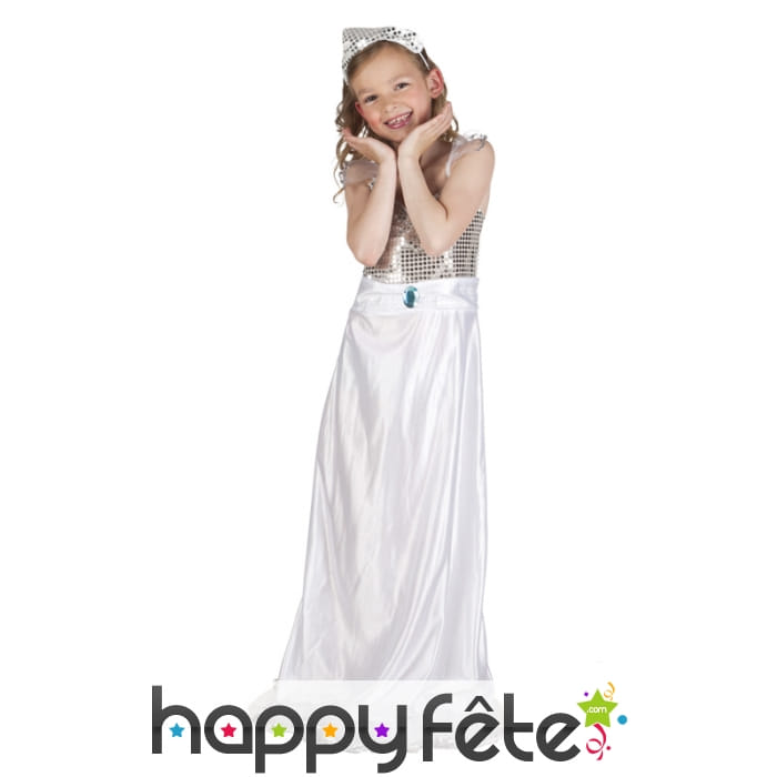 Costume robe de reine de la promo pour enfant