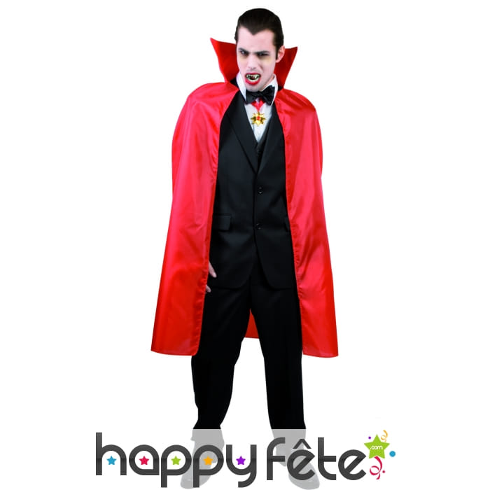 Cape rouge en nylon adulte