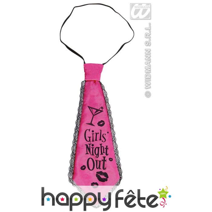 Cravatte rose "girls night out"