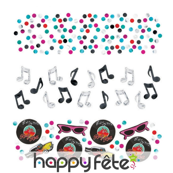 Confettis rock'n roll, sachet de 34g