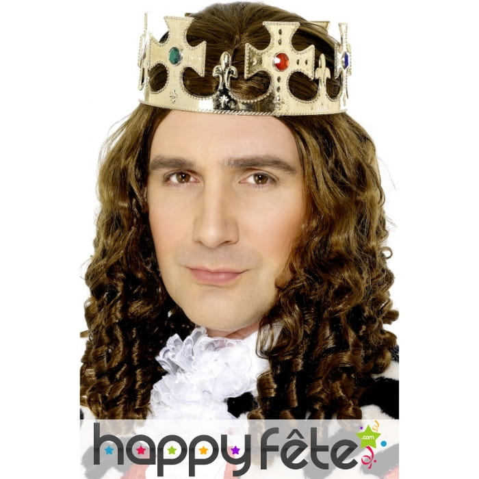 Couronne roi or et pierres