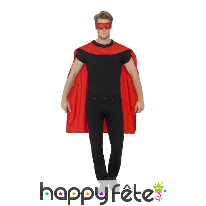 Cape rouge pour adulte